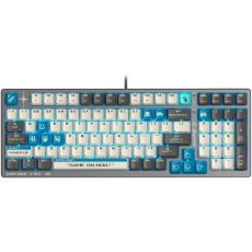 Клавиатура проводная A4Tech Bloody S98 Pixels Blue USB, проводная, серый/бежевый