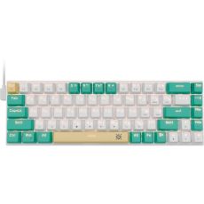 Клавиатура проводная Defender Vexx Pro GK-084 USB, проводная, белый/зеленый 45084
