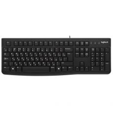 Клавиатура проводная Logitech K120 USB, мембранная, черный 920-002522