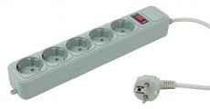Сетевой фильтр PC PET AP01006-3-GR 3м (5 розеток) серый