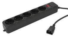 Сетевой фильтр PC PET AP01006-E-BK 1.8м (5 розеток) черный